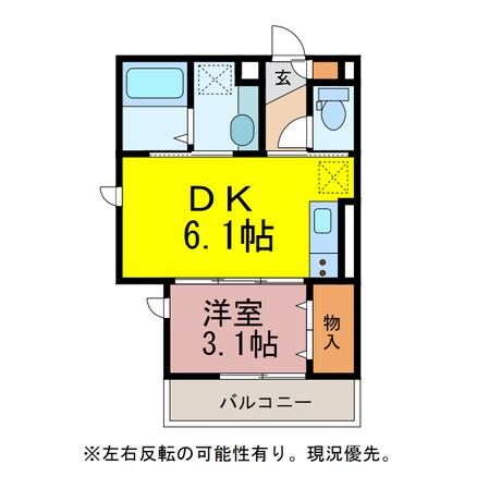 D-room　kumeの物件間取画像